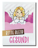 Polaroid-Postkarte „Bitte bleib gesund“