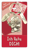  Schutzengel-Schlüsselanhänger „Ich liebe Dich!“ 